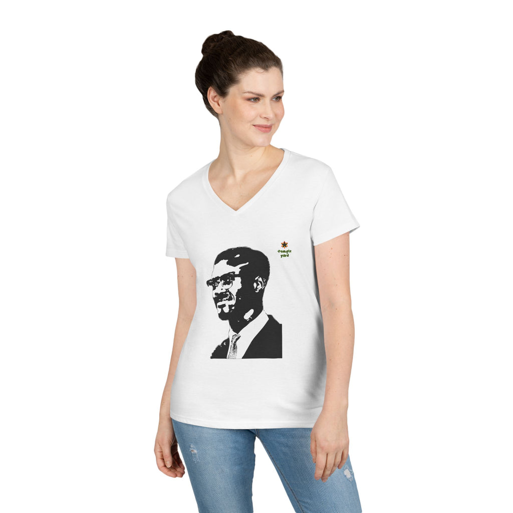 Retro Portrait V-Neck Tee