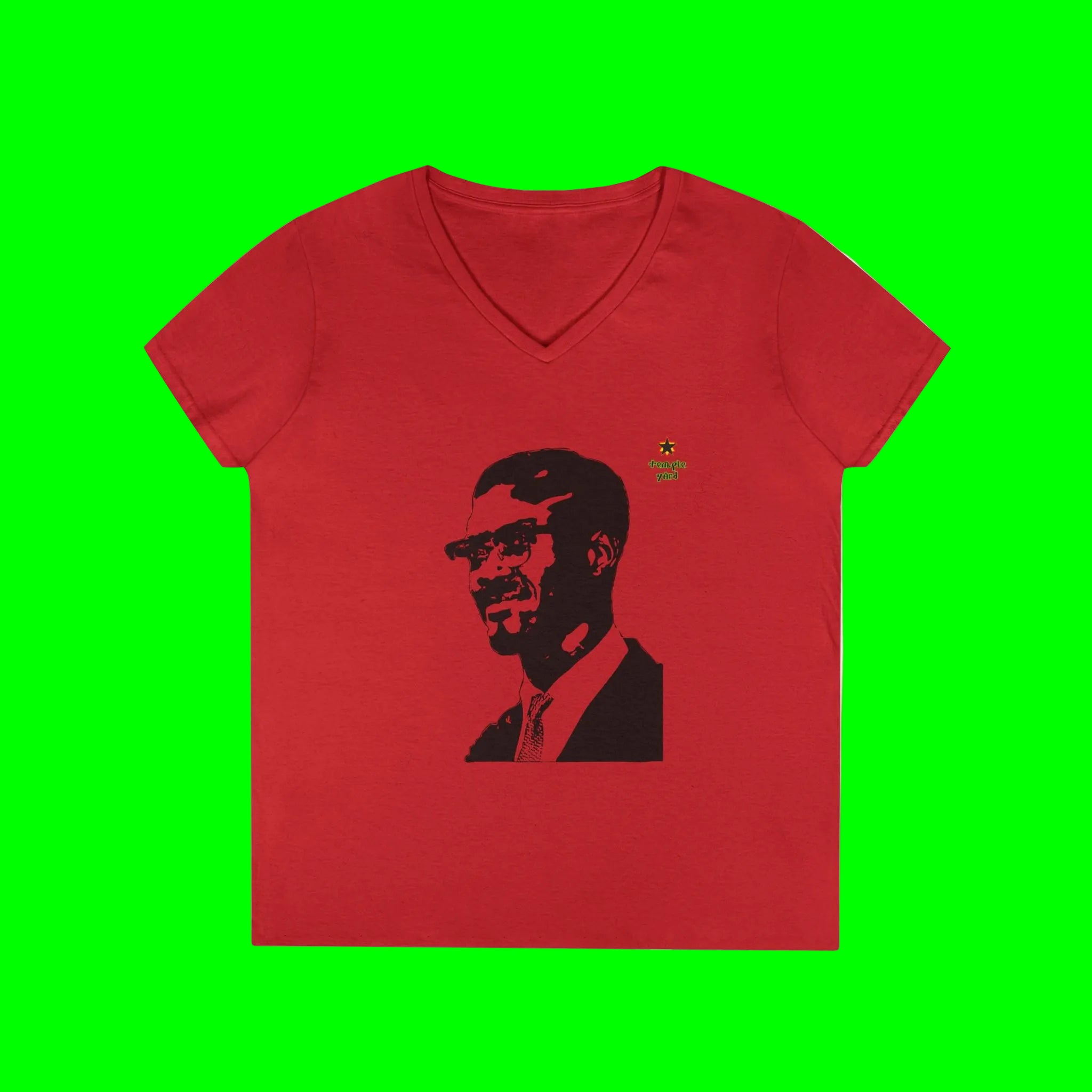 Retro Portrait V-Neck Tee