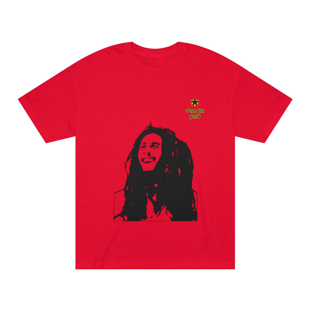 Bob  Portrait Tee - 'Respect Jah' Reggae Graphic T-Shirt