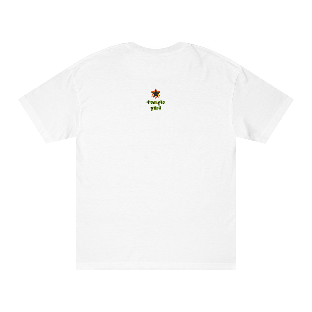 Classic Tee — Marcus Garvey Portrait T‑Shirt with 'Strength Youth' Star Accent