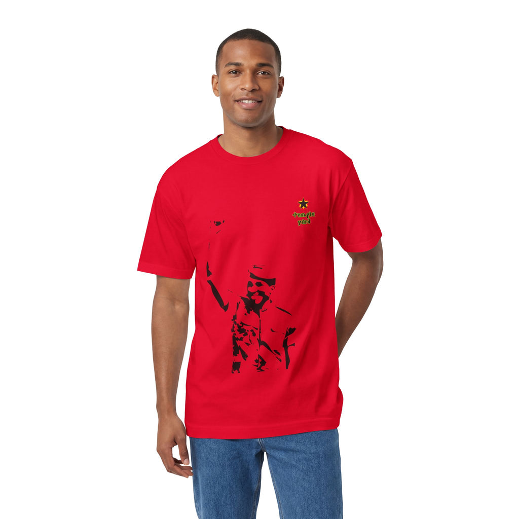 Retro Protest Tee — Raised Fist Graphic with 'Thank You' Detail