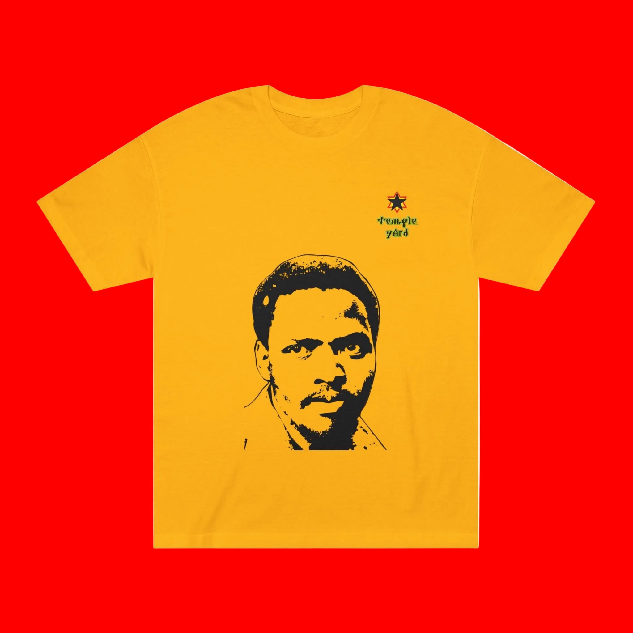 T-Shirt — Pan-African Portrait Tee with 'Gracias Yeti' Star Accent