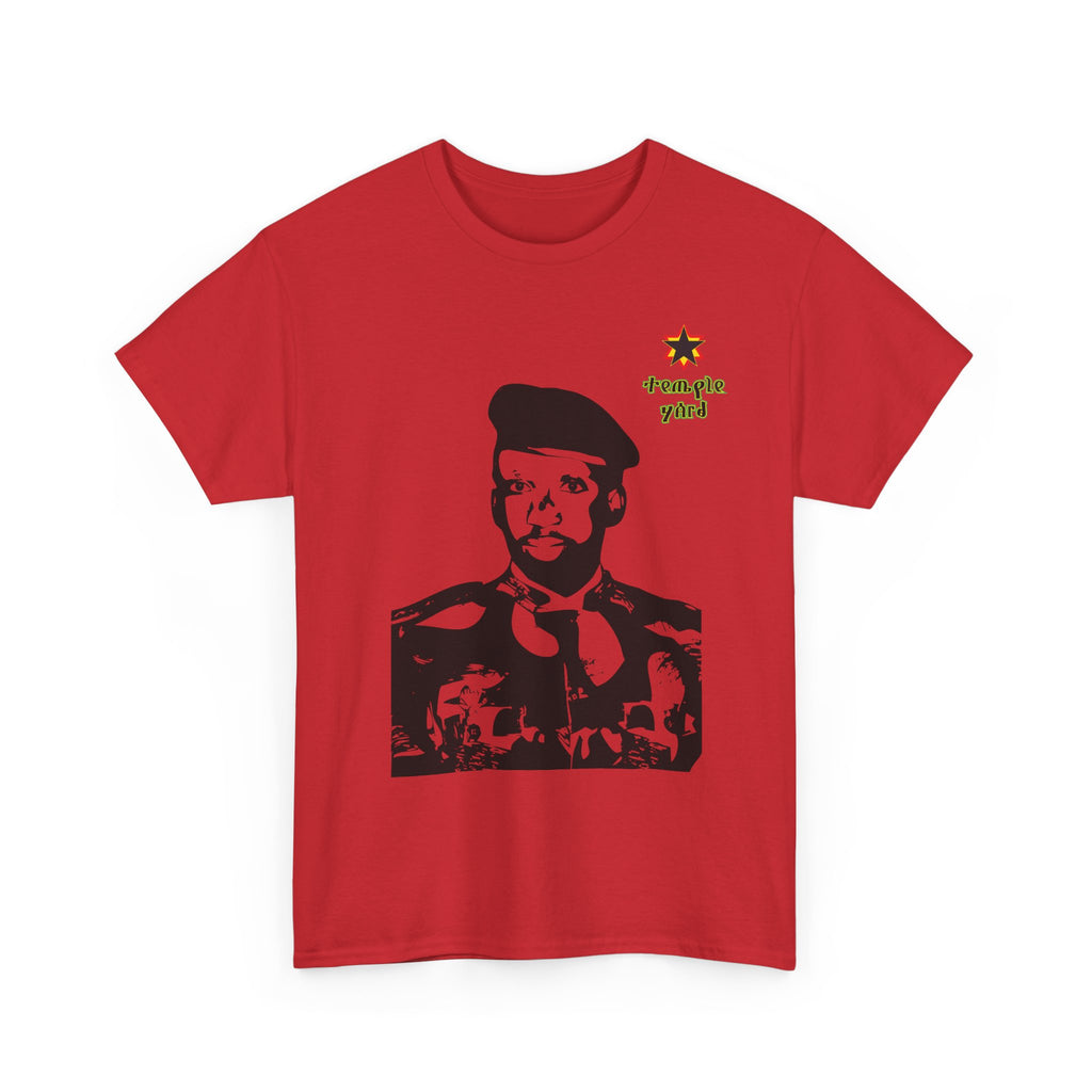 Revolutionary Portrait T-Shirt — 'revolution yadi' Military Graphic Tee