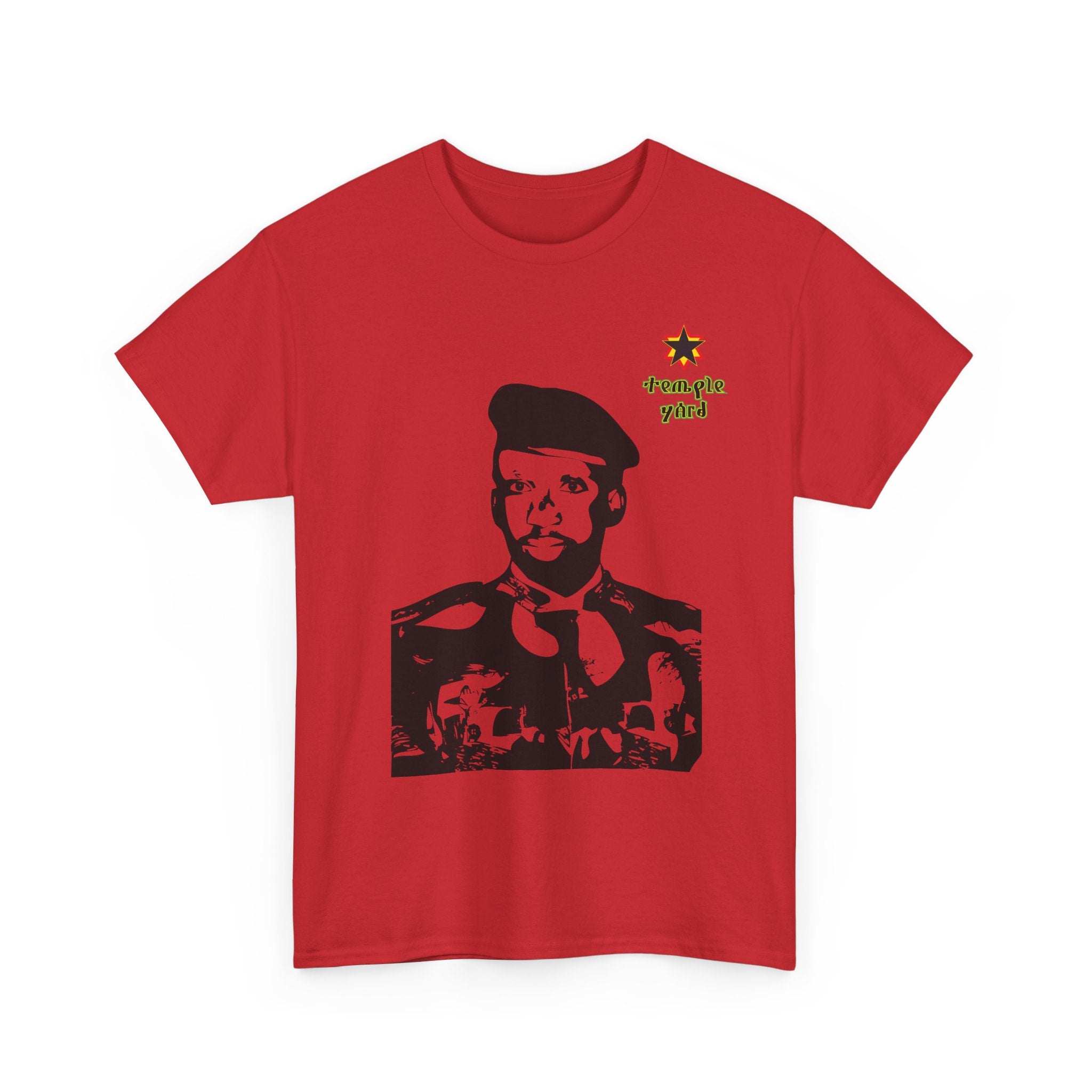 Revolutionary Portrait T-Shirt — 'revolution yadi' Military Graphic Tee