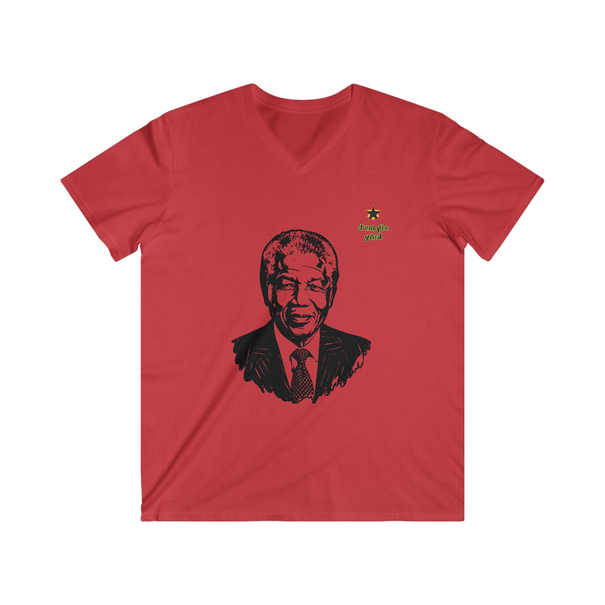 Men's Fitted V-Neck Short Sleeve Tee
