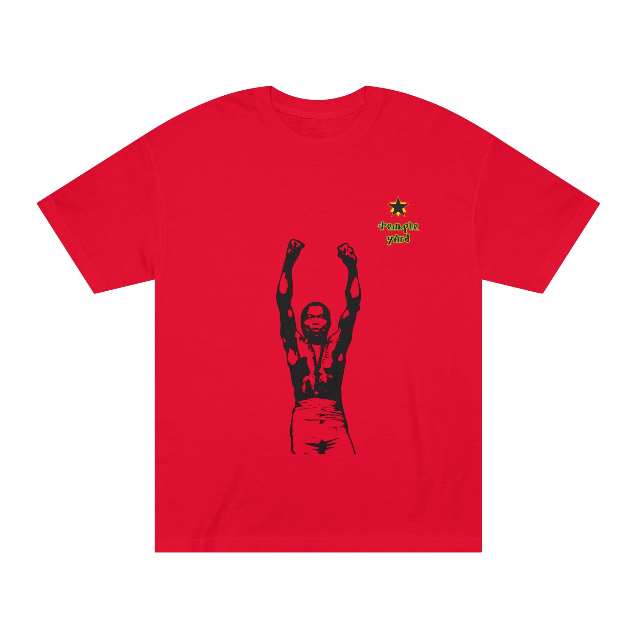 Raised Fists Graphic Tee — Vintage Protest Silhouette with 'triple yard' Accent