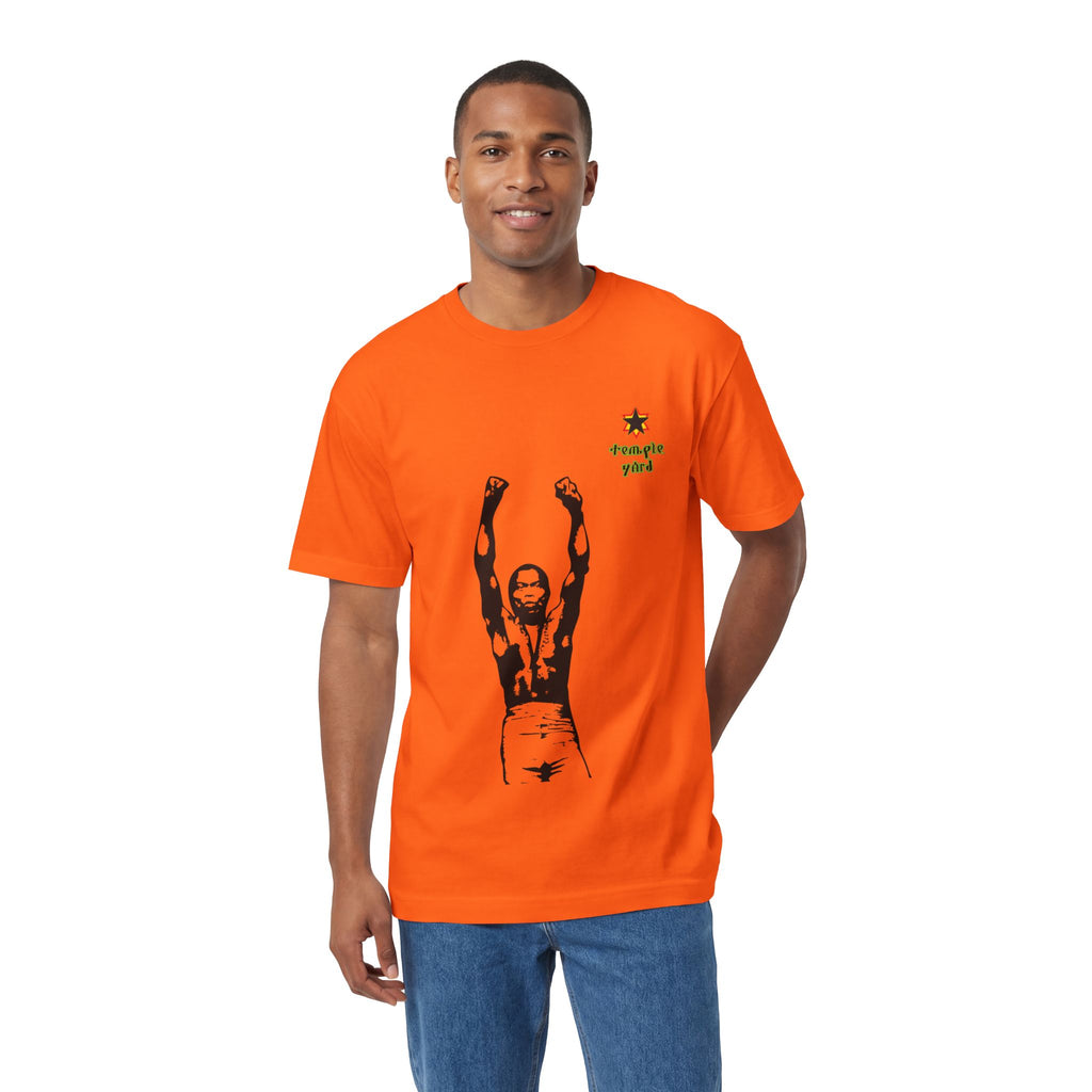 Raised Fists Graphic Tee — Vintage Protest Silhouette with 'triple yard' Accent