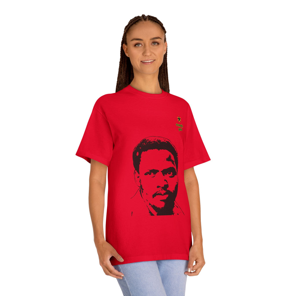 T-Shirt — Pan-African Portrait Tee with 'Gracias Yeti' Star Accent