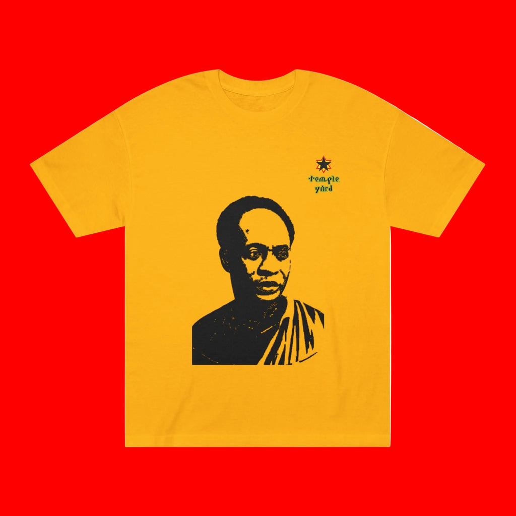 Classic Tee — Marcus Garvey Portrait T‑Shirt with 'Strength Youth' Star Accent