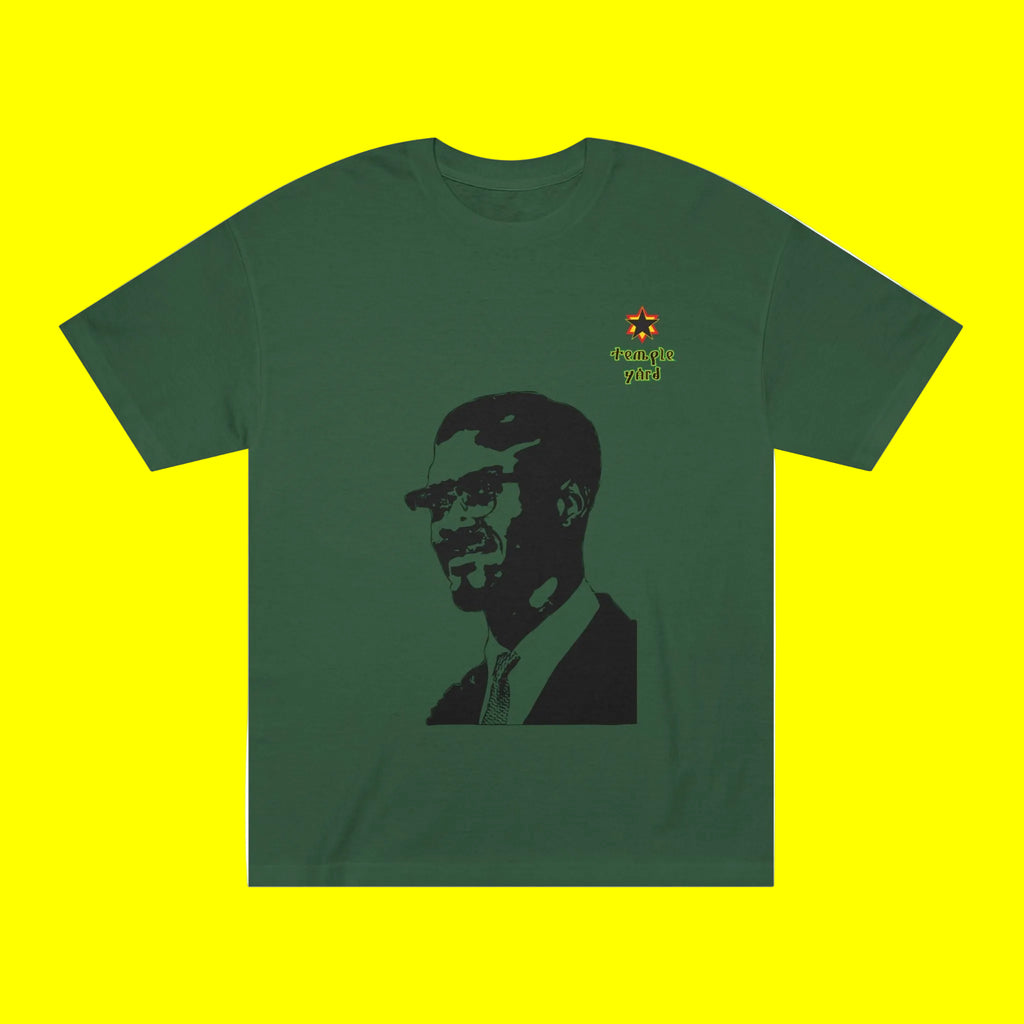 Malcolm X Portrait Tee — 'Straight Yard' Graphic T-Shirt