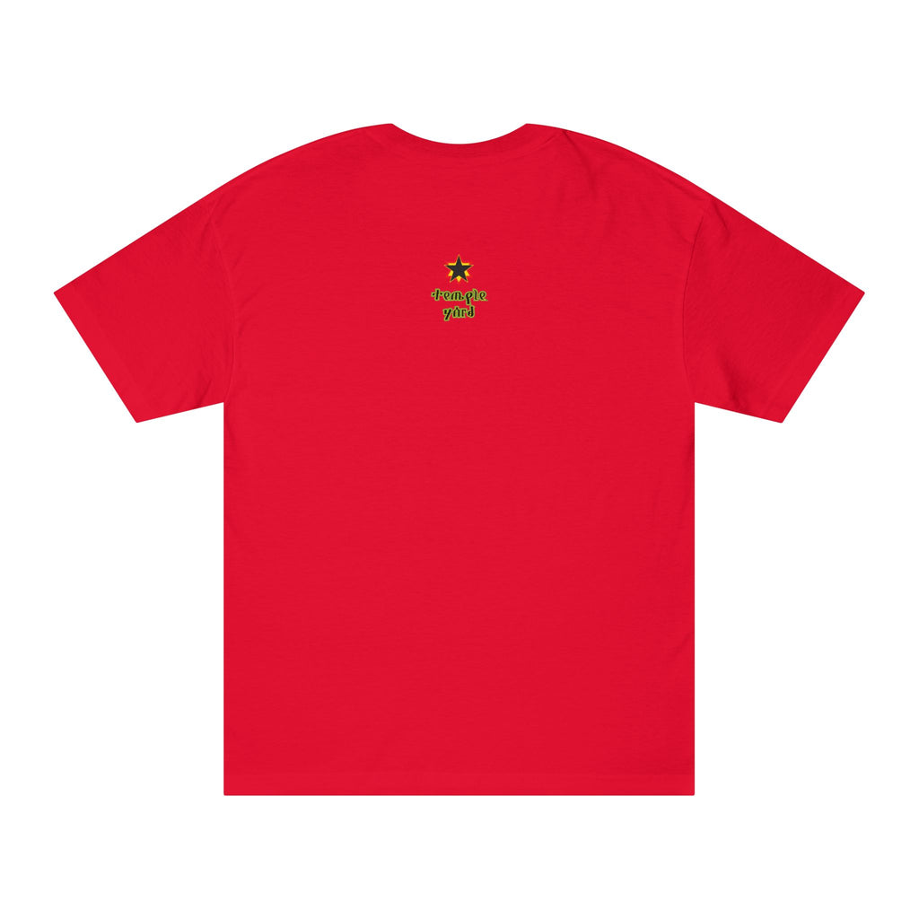 Raised Fists Graphic Tee — Vintage Protest Silhouette with 'triple yard' Accent