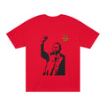 Classic Tee — Raised Fist Portrait Graphic with 'Temple Yard' Logo