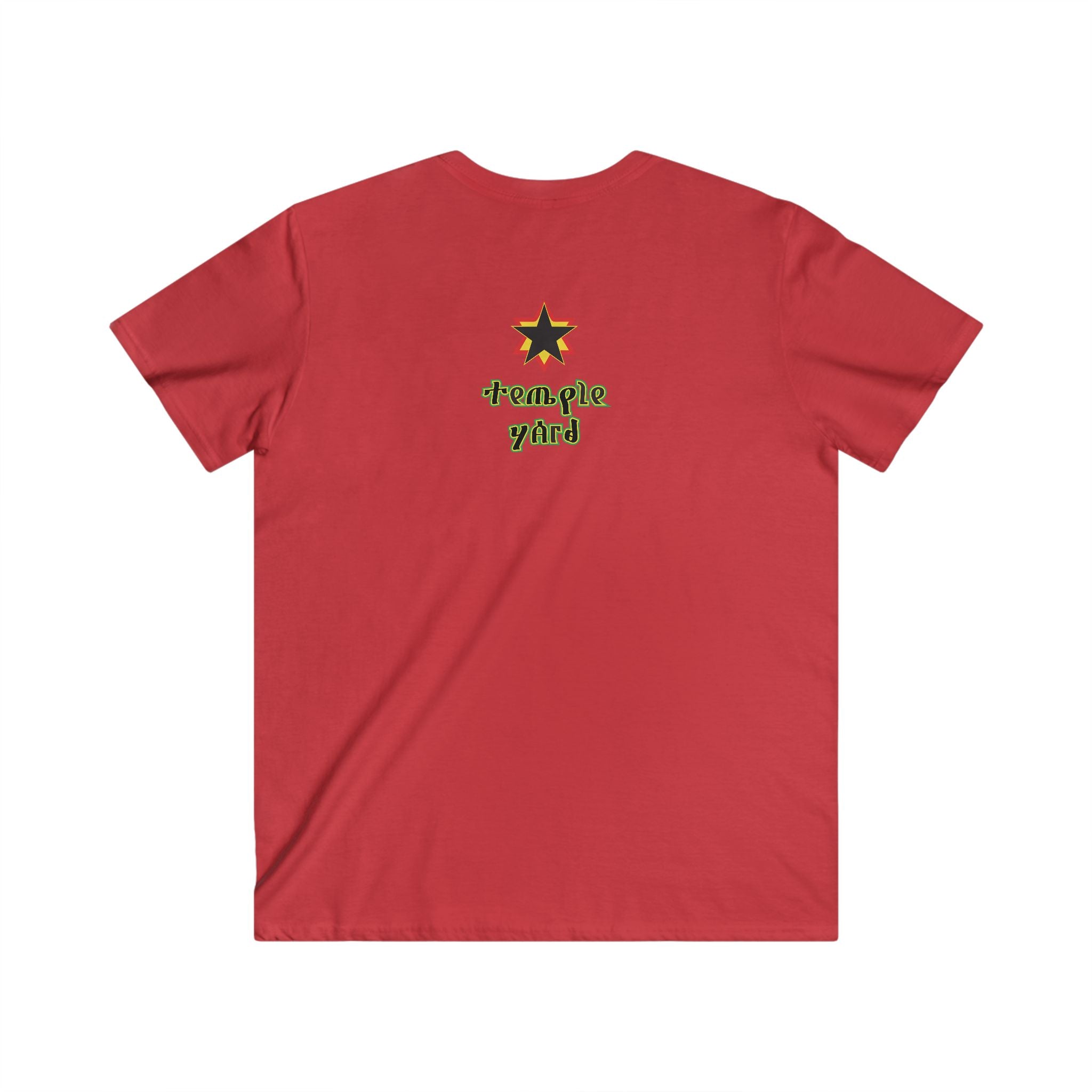 Haile Selassie Portrait V-Neck Tee — Men