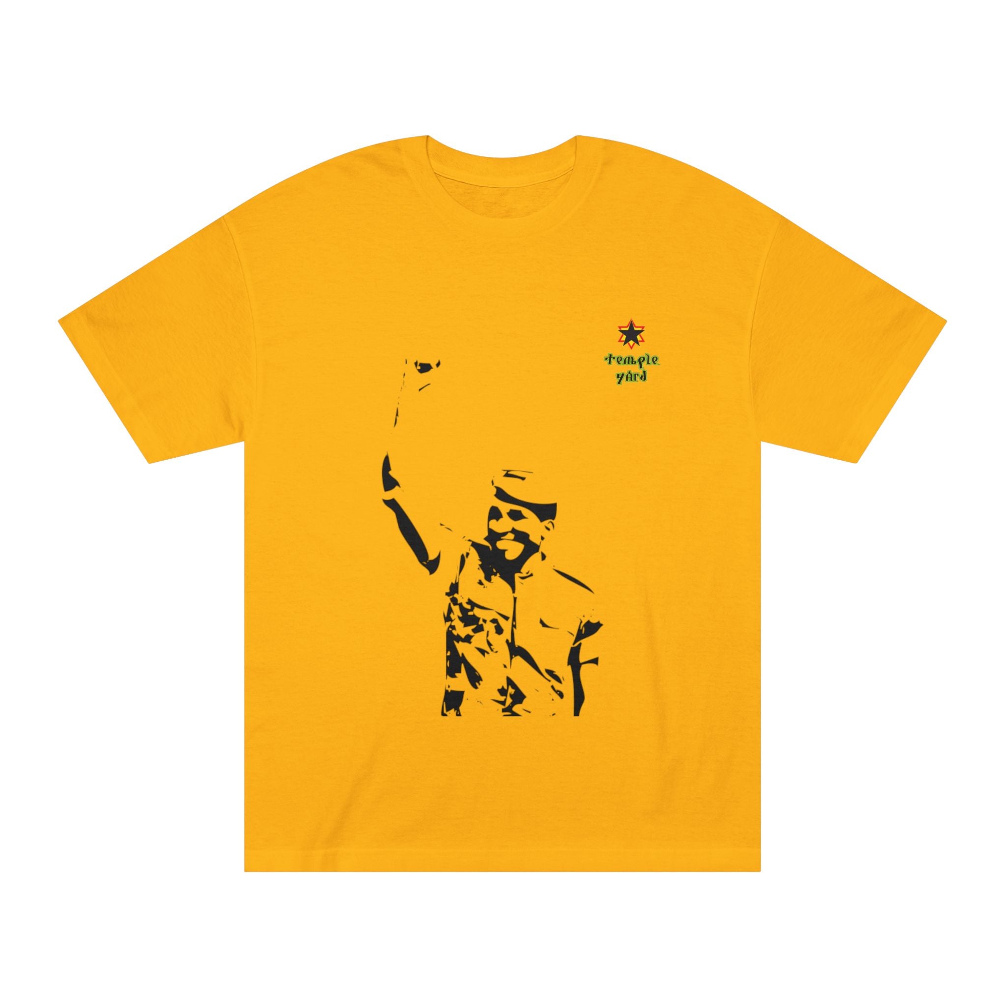 Retro Protest Tee — Raised Fist Graphic with 'Thank You' Detail