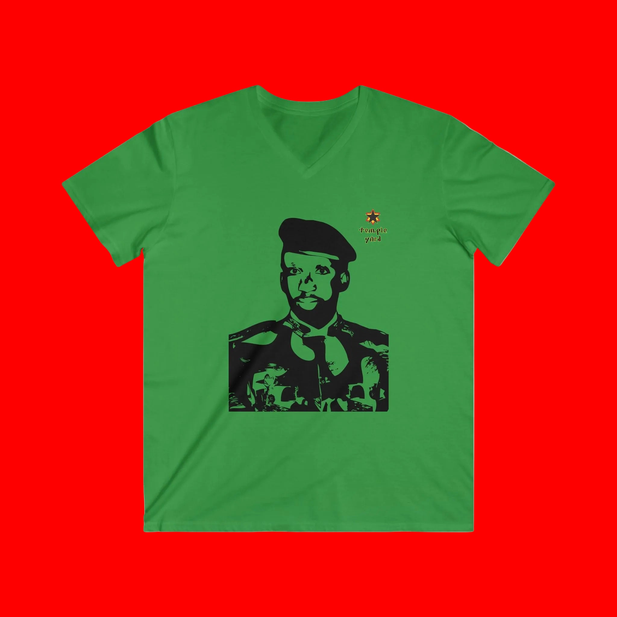 Men's Fitted V-Neck Short Sleeve Tee