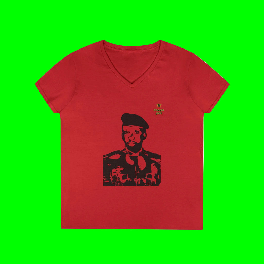 Che Guevara Portrait Ladies' V-Neck T-Shirt — Revolutionary Graphic Tee