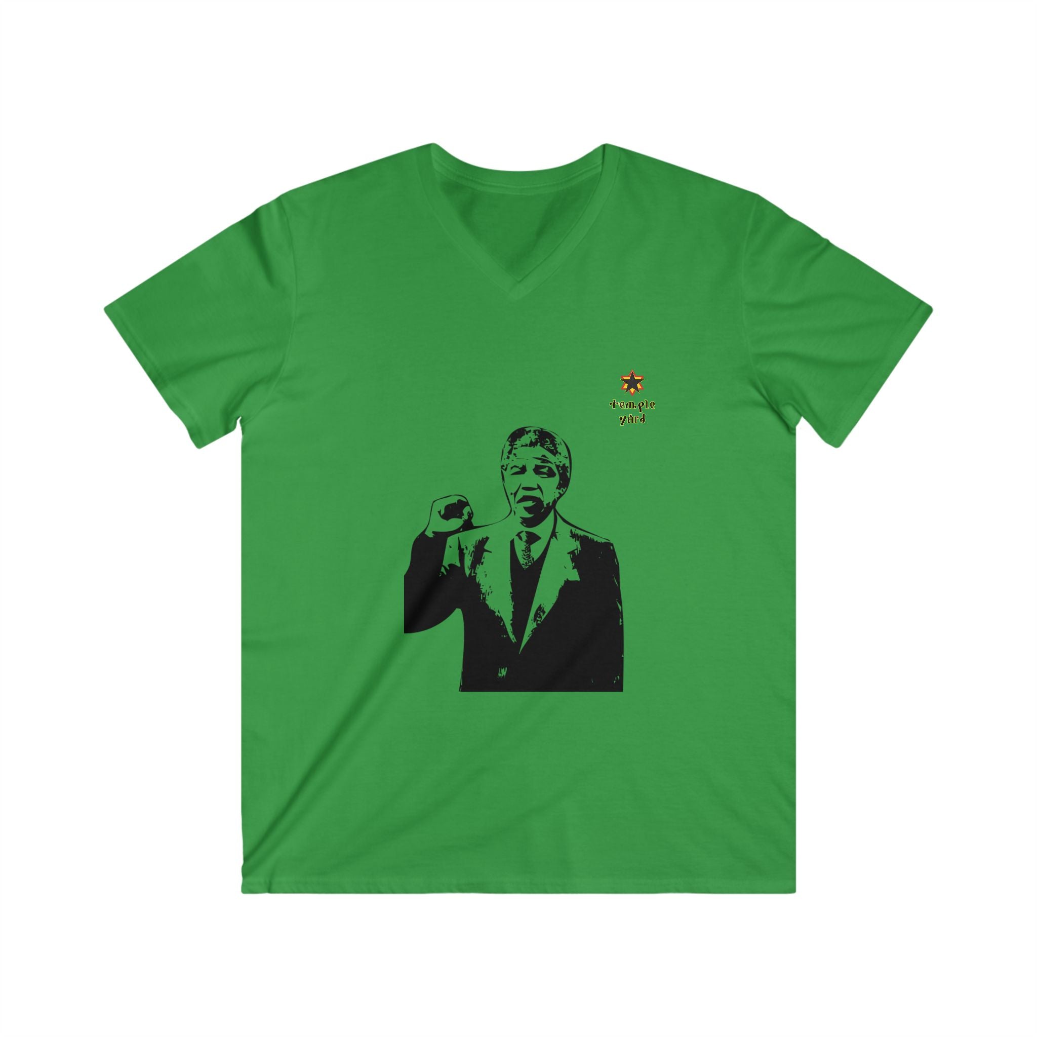 Political V-Neck Tee — 'Imagine Pride' Portrait Graphic