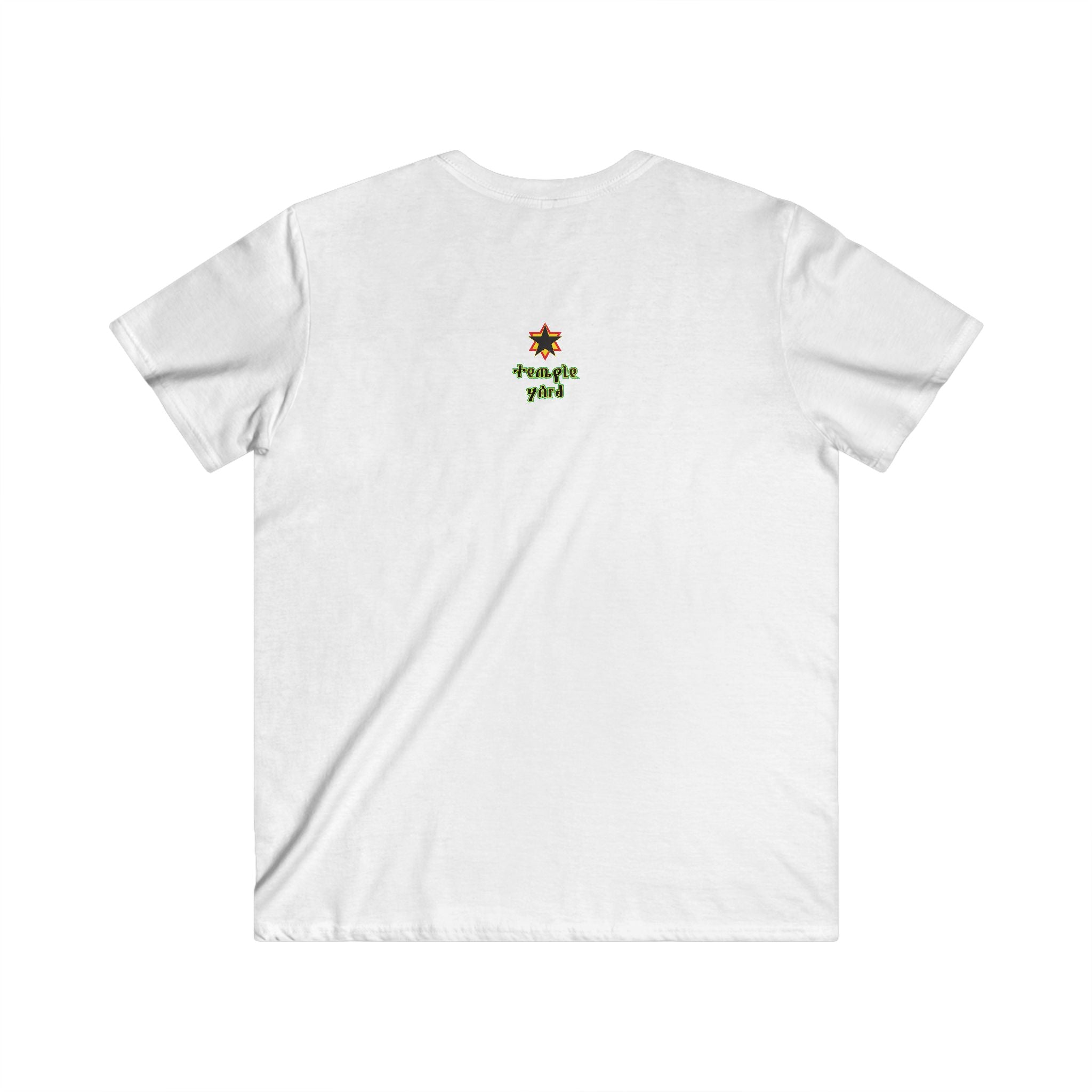 Portrait V-Neck Tee — 'One Love' Reggae Graphic Shirt