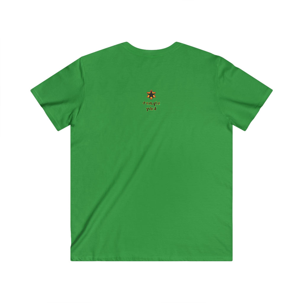 Portrait V-Neck Tee — 'One Love' Reggae Graphic Shirt