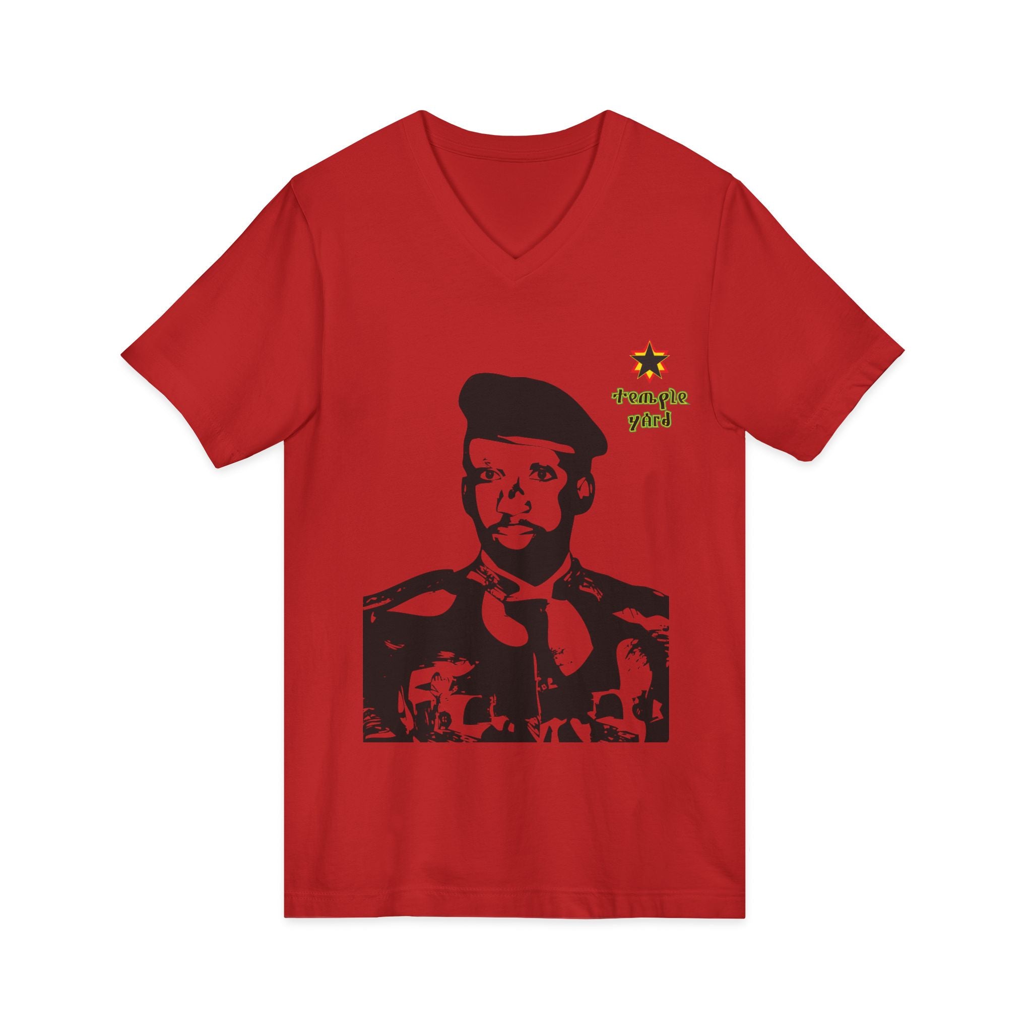Unisex Jersey Short Sleeve V-Neck Tee