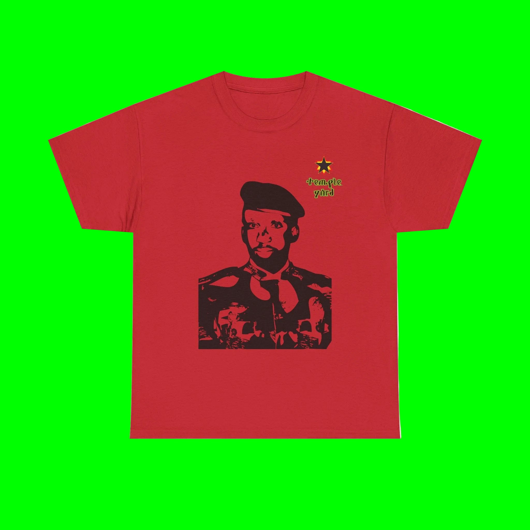Revolutionary Portrait T-Shirt — 'revolution yadi' Military Graphic Tee