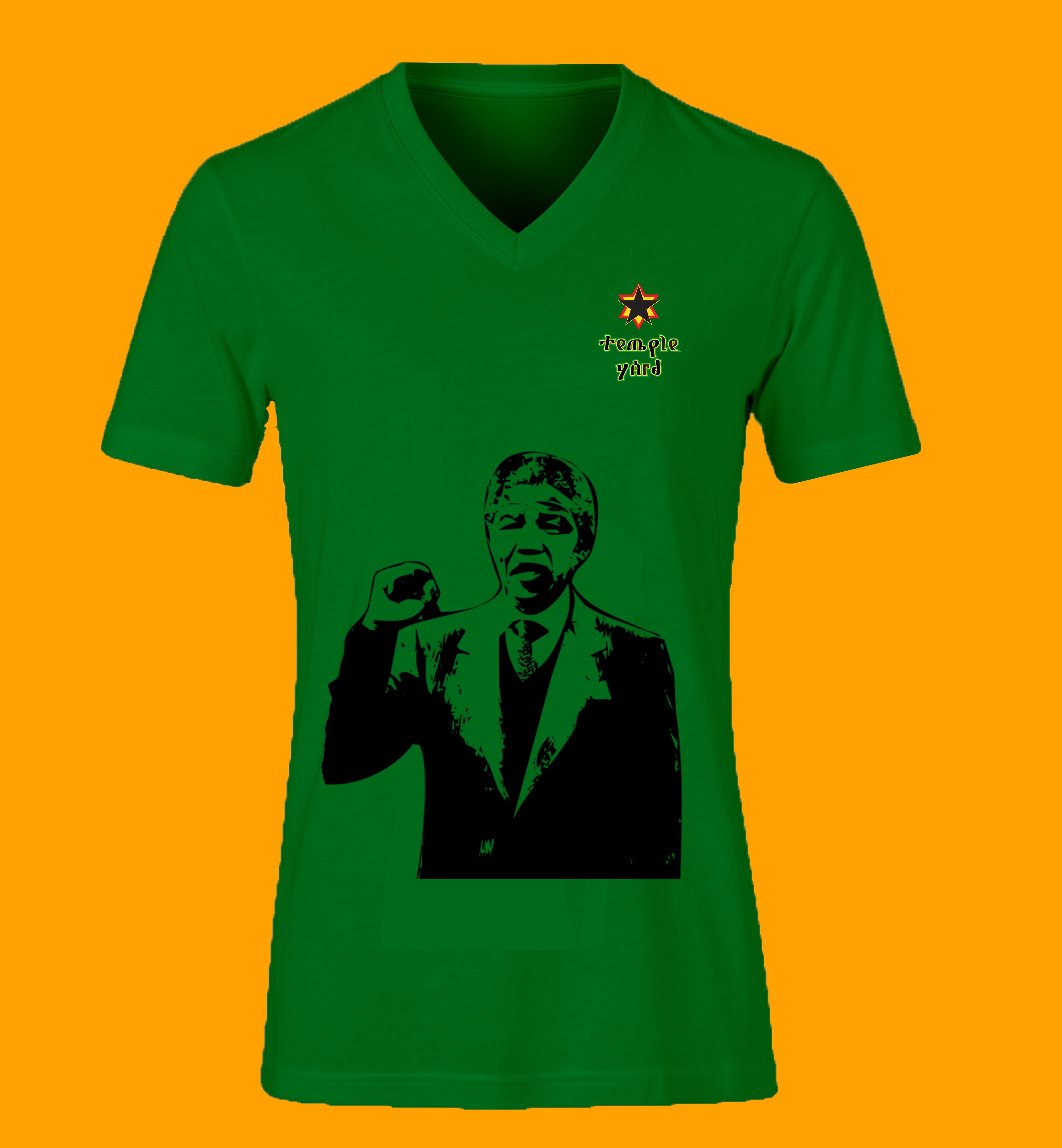 Men's Fitted V-Neck Short Sleeve Tee