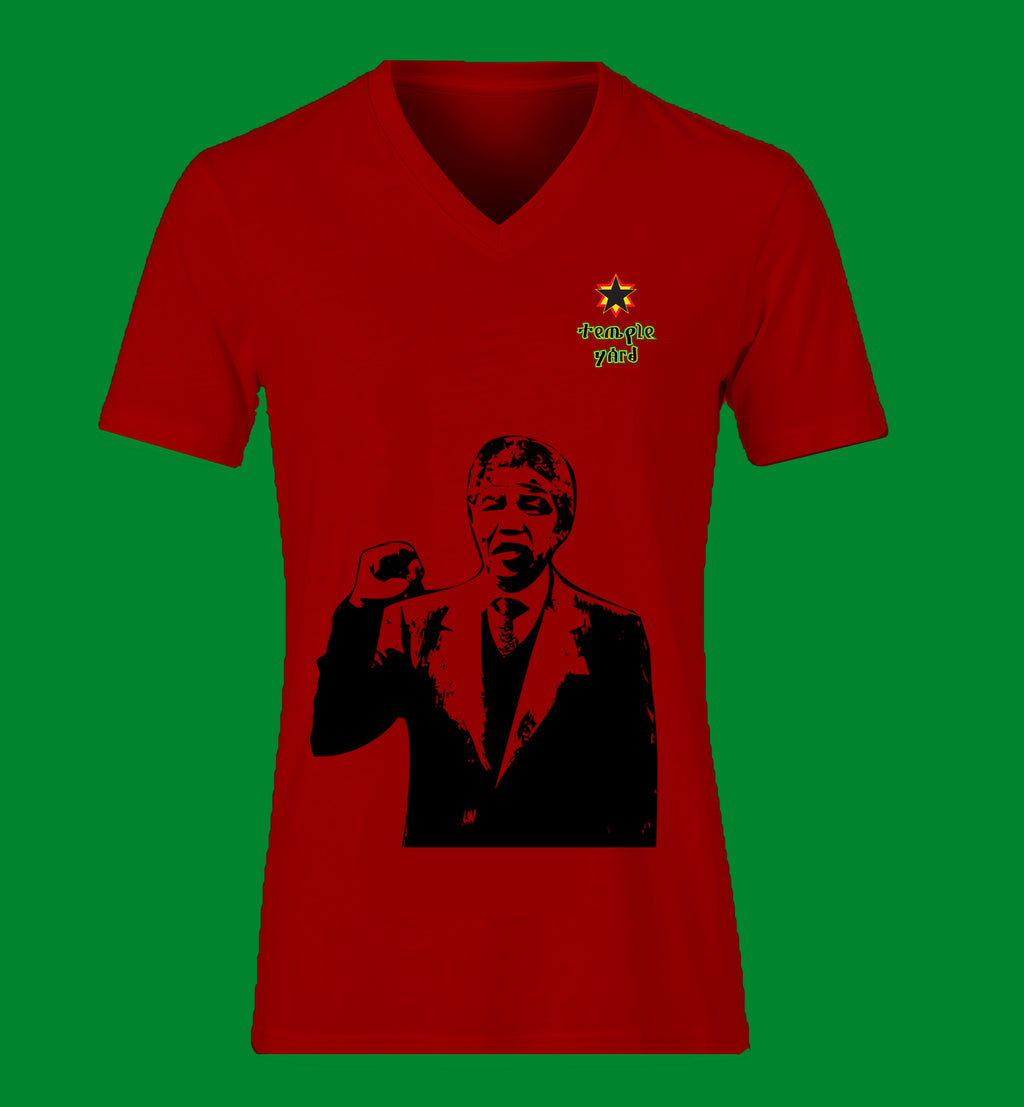 Men's Fitted V-Neck Short Sleeve Tee