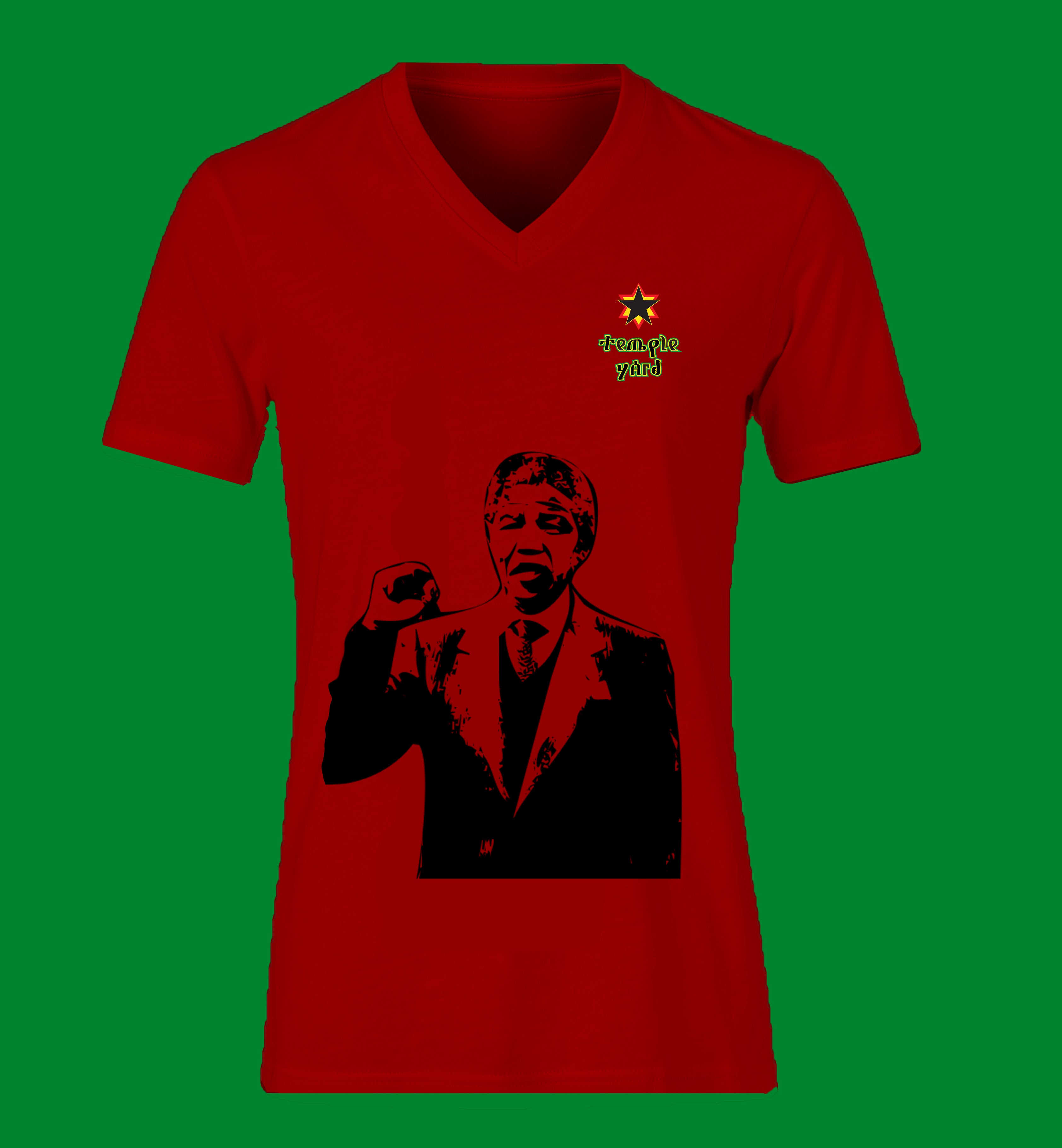 Men's Fitted V-Neck Short Sleeve Tee