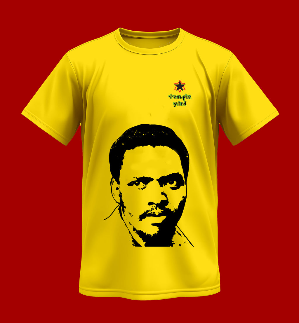 T-Shirt — Pan-African Portrait Tee with 'Gracias Yeti' Star Accent