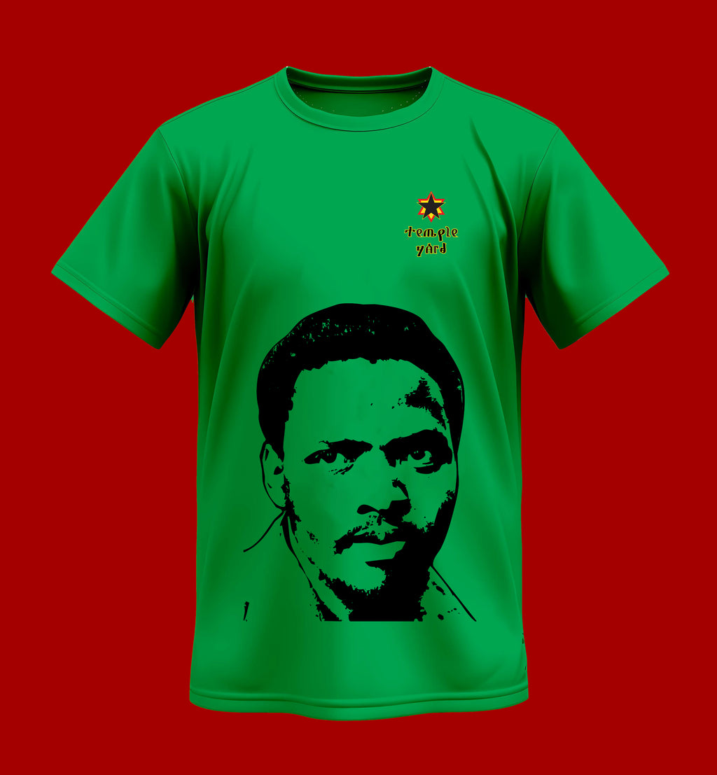 T-Shirt — Pan-African Portrait Tee with 'Gracias Yeti' Star Accent