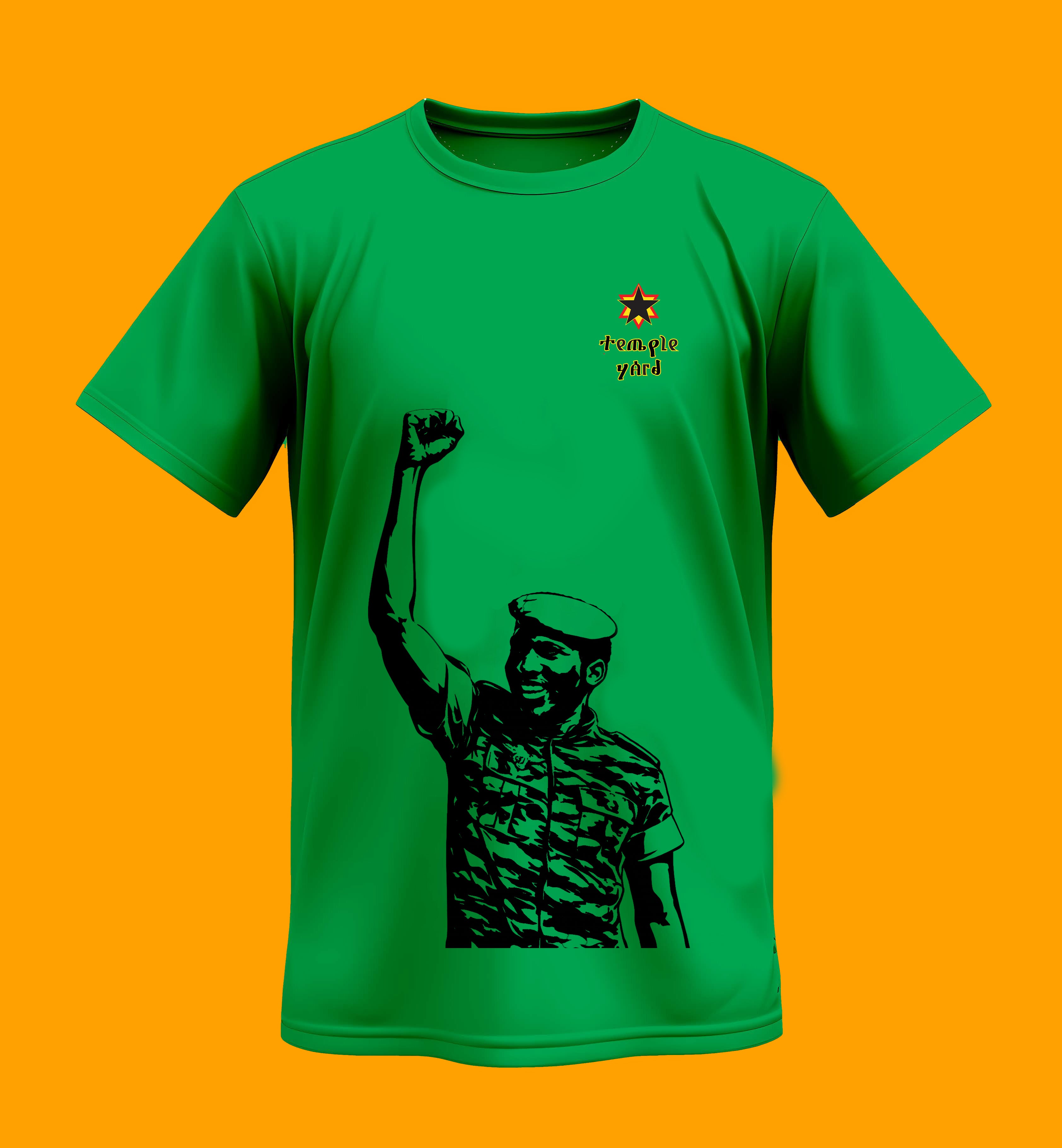 Revolutionary Portrait T-Shirt — 'revolution yadi' Military Graphic Tee