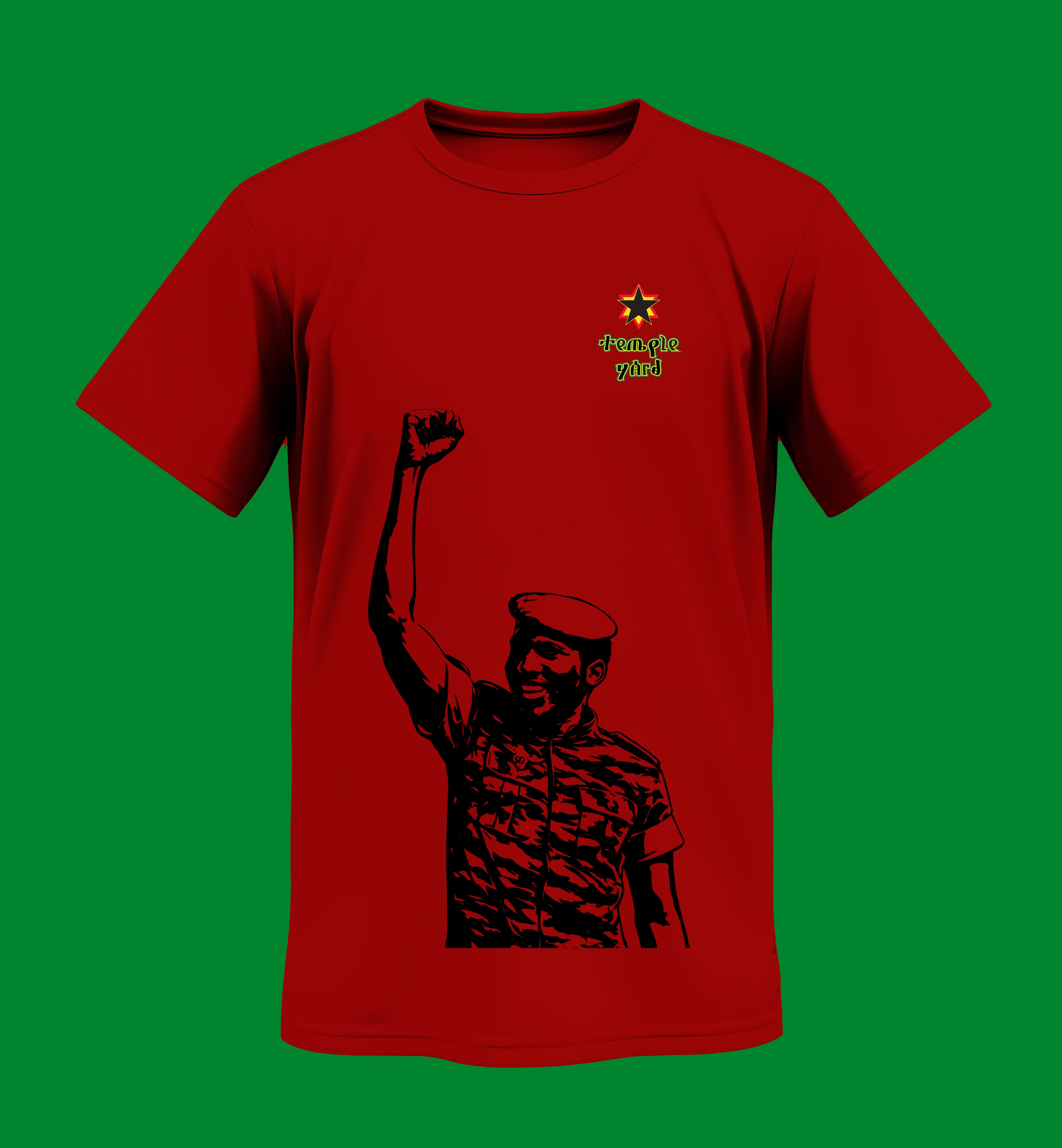 Graphic Tee — 'Struggle Yard' Black Beret Portrait T‑Shirt