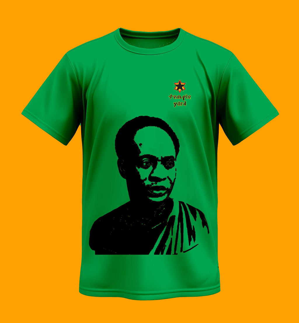T-Shirt — Pan-African Portrait Tee with 'Gracias Yeti' Star Accent